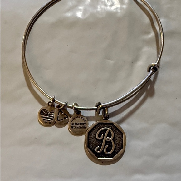 Alex and Ani Jewelry - Alex and Ani Silver Initial B Charm Bracelet